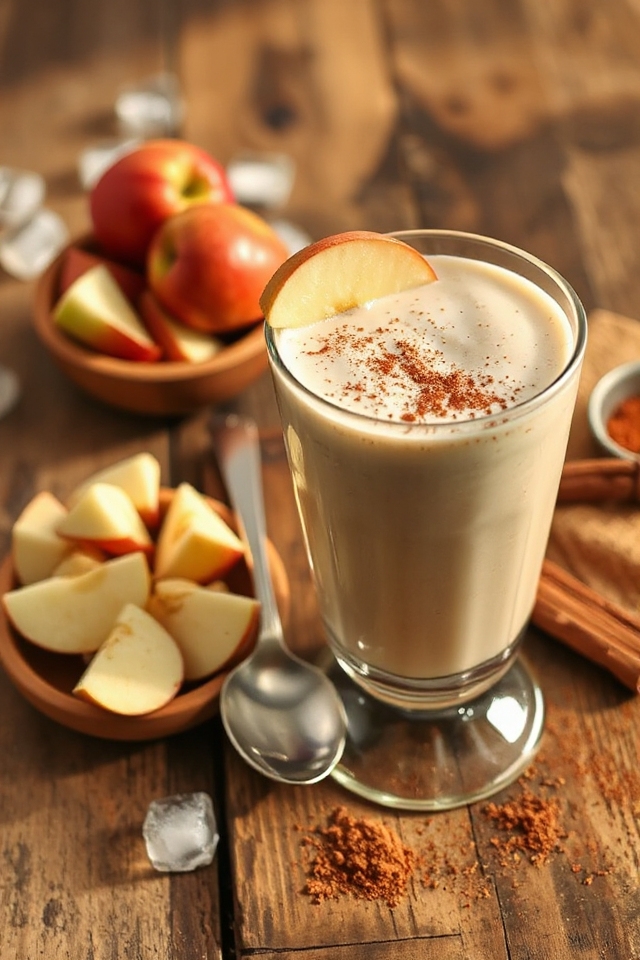apple pie protein smoothie