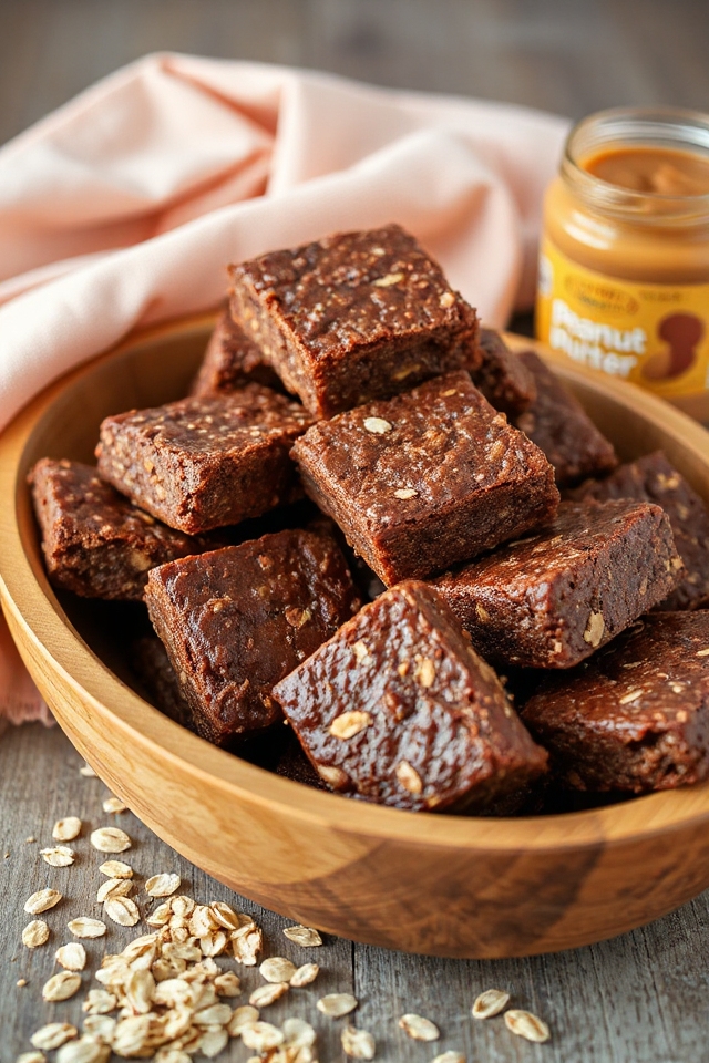 bake chocolate peanut butter bars