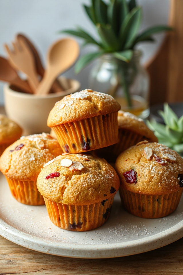 baking protein power muffins