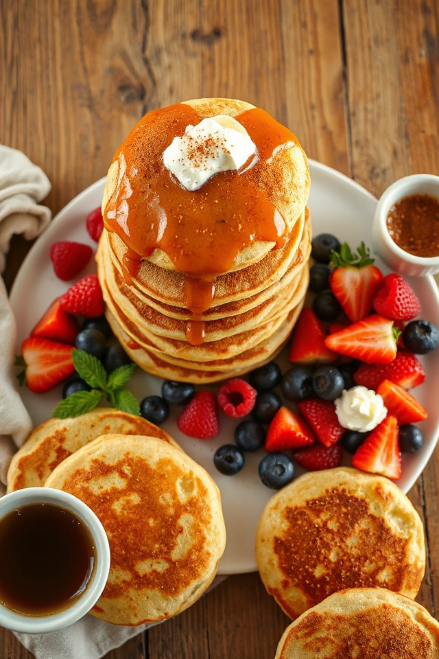 banana bread protein pancakes