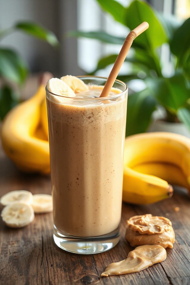 banana peanut butter shake recipe