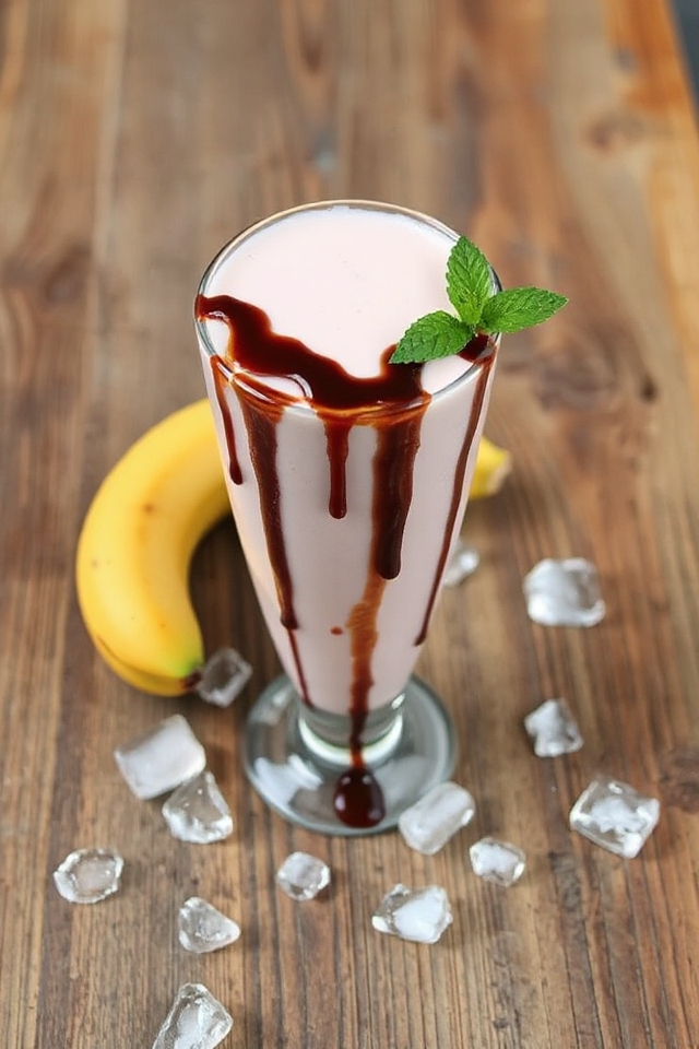 banana split protein shake