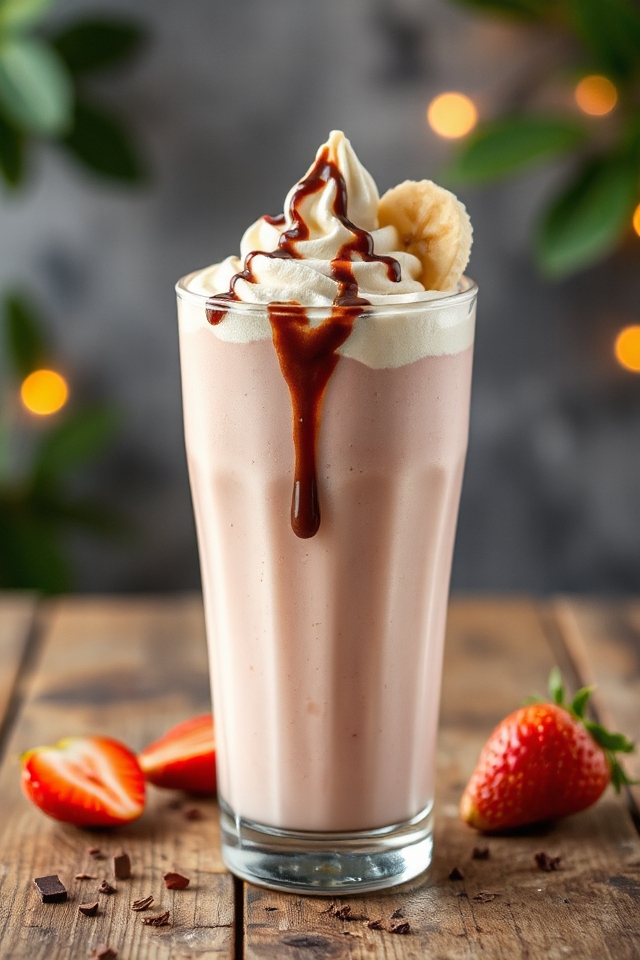 banana split protein shake