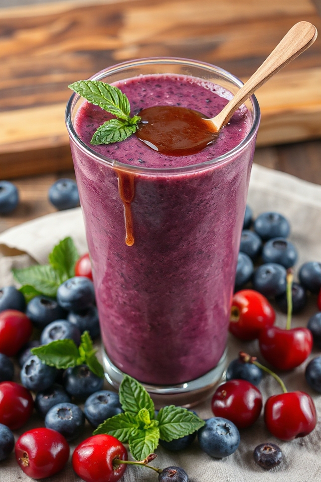 berry flavored protein smoothie recipe