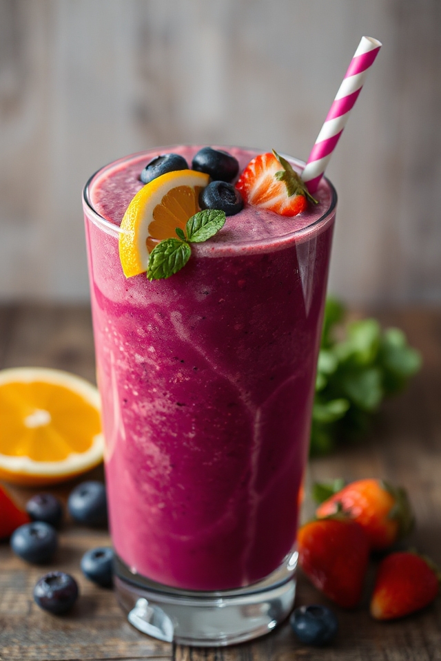 berry protein smoothie recipe