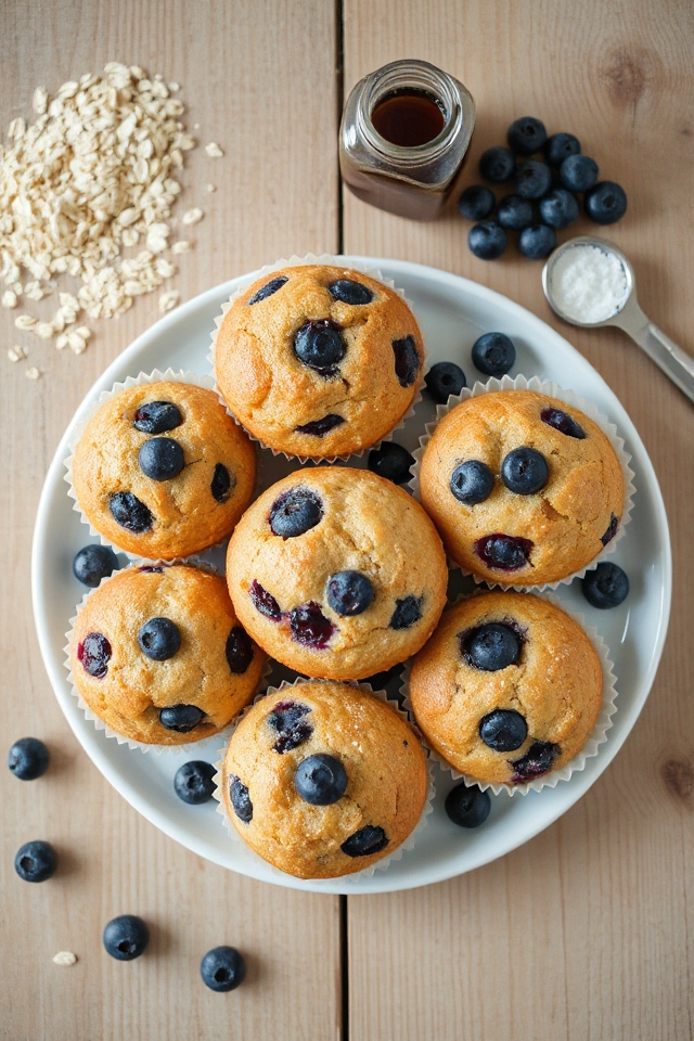 blueberry protein baked goods