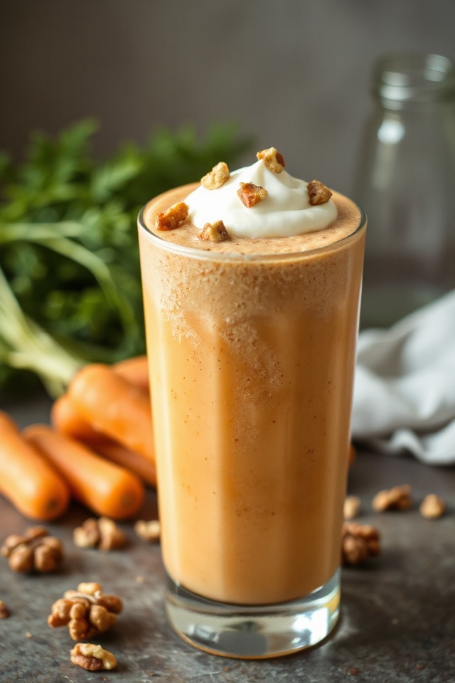 carrot cake protein shake recipe