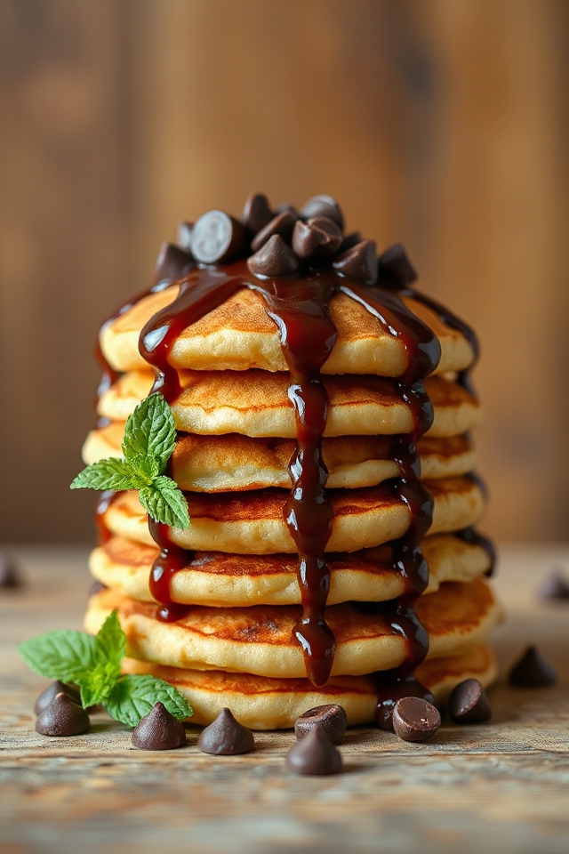 choc chip protein pancakes recipe