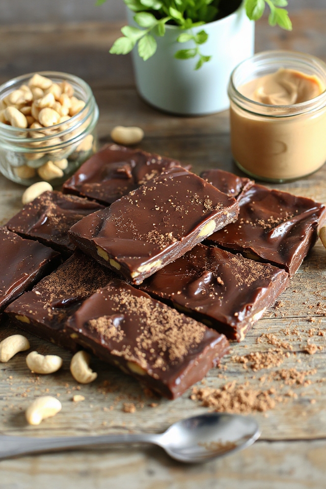 chocolate peanut butter bars