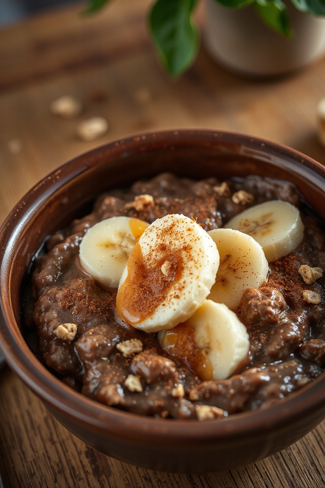 chocolate peanut butter oatmeal
