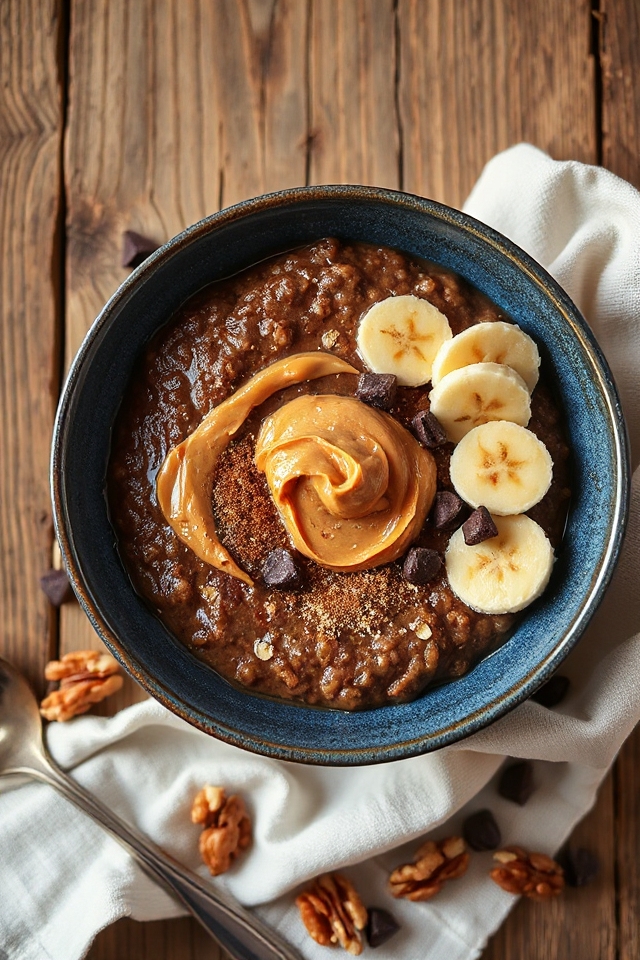 chocolate peanut butter oatmeal