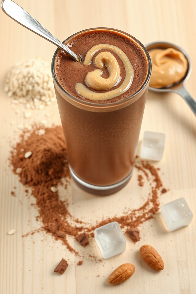 chocolate peanut butter smoothie