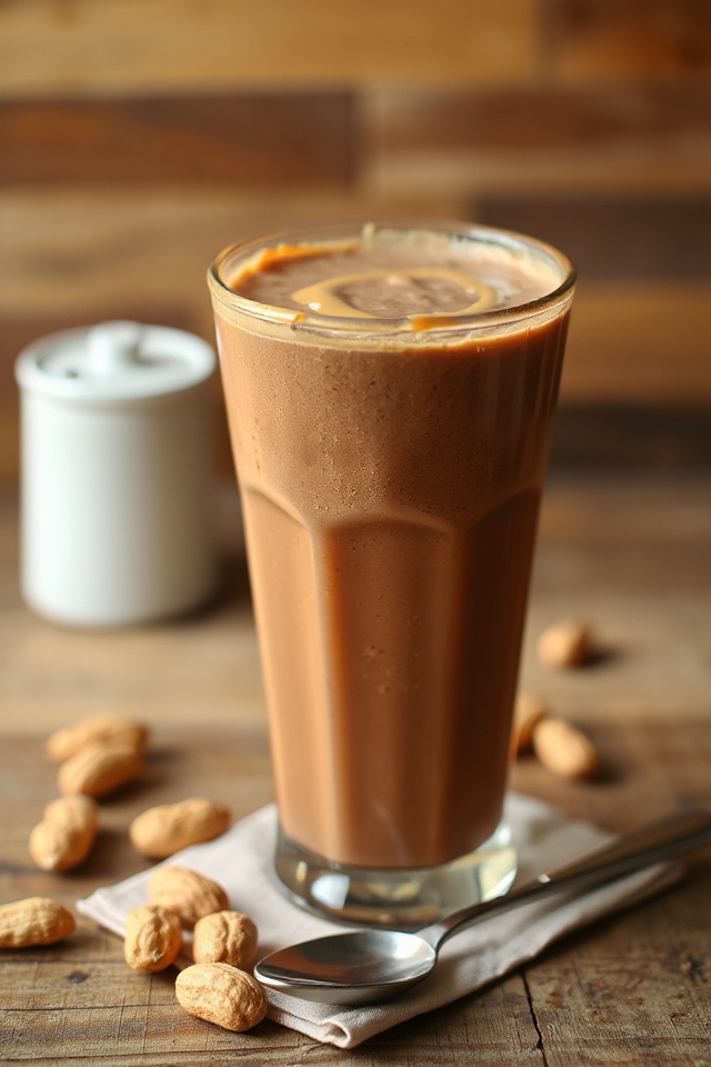 chocolate peanut butter smoothie