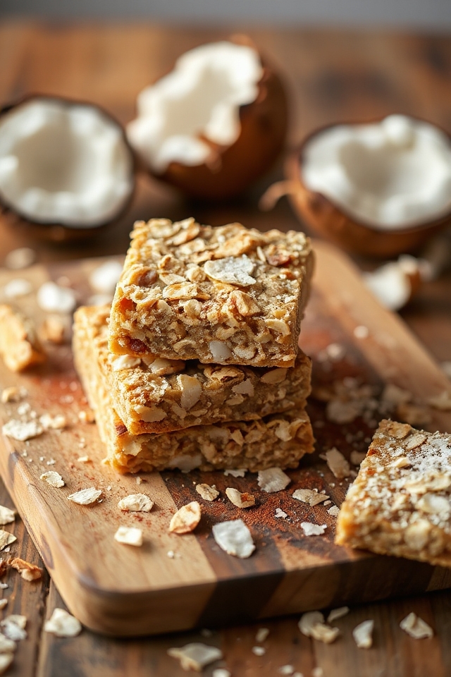 coconut protein bars recipe