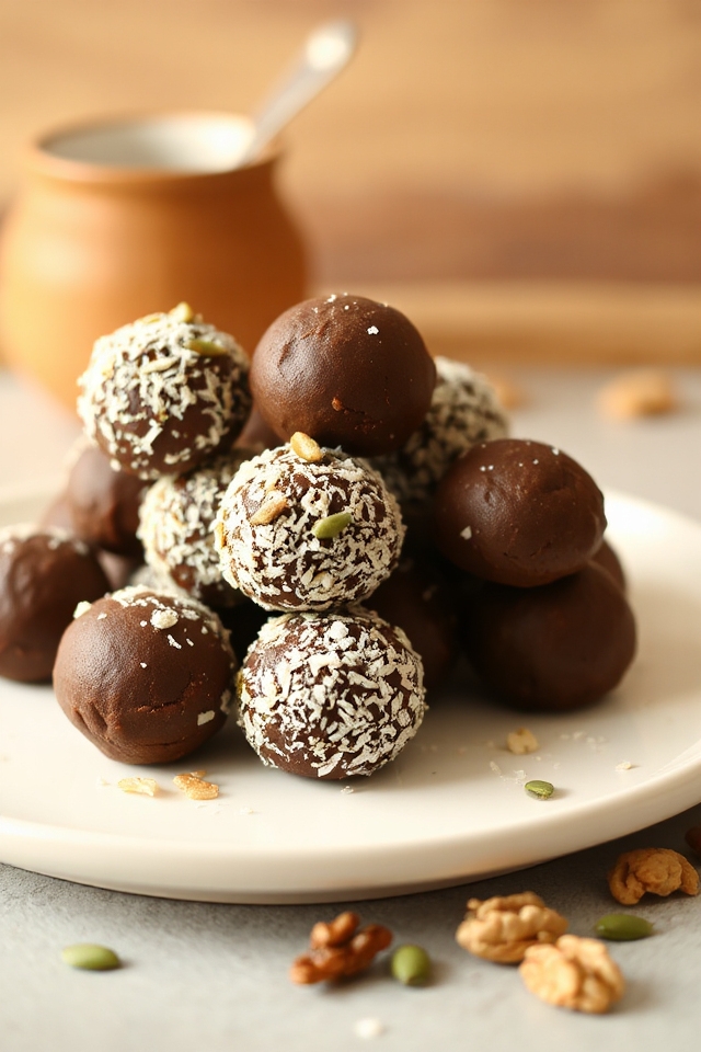 delicious no bake protein balls