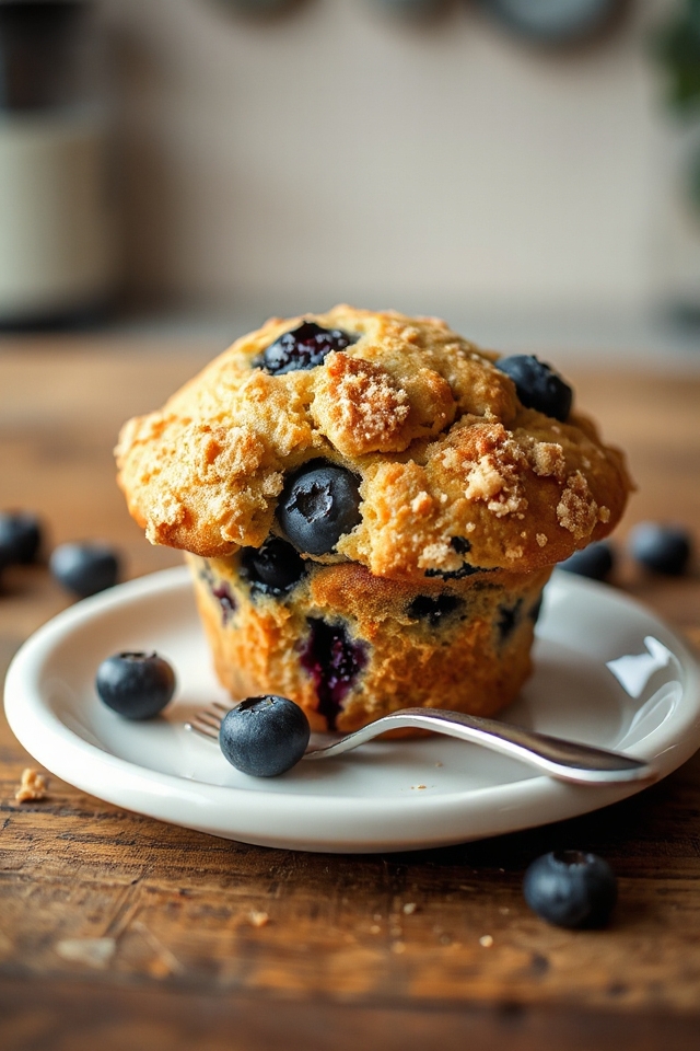 delightful high protein muffins