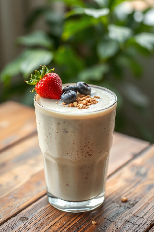 fruit yogurt protein smoothie