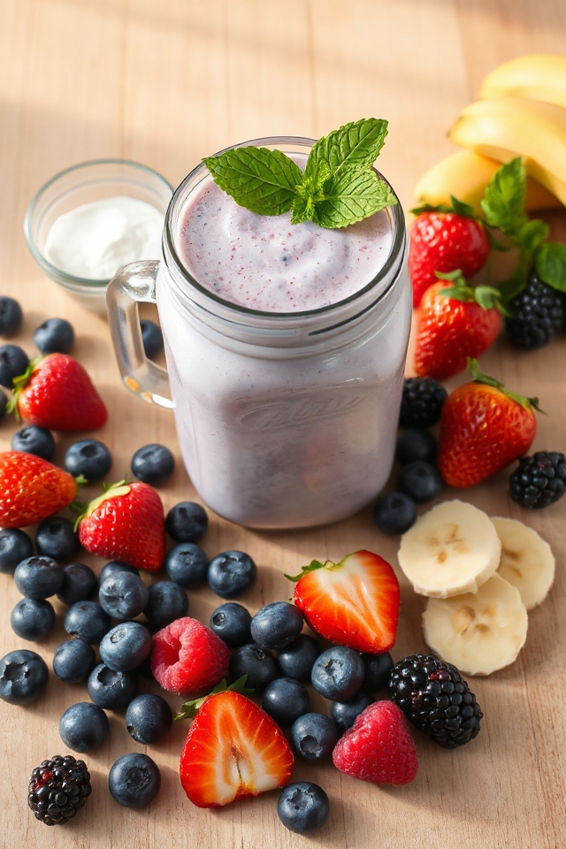healthy fruit protein blend