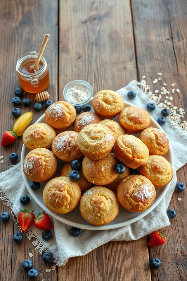 healthy protein packed muffins