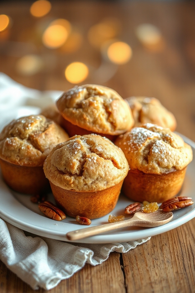 high protein banana muffins