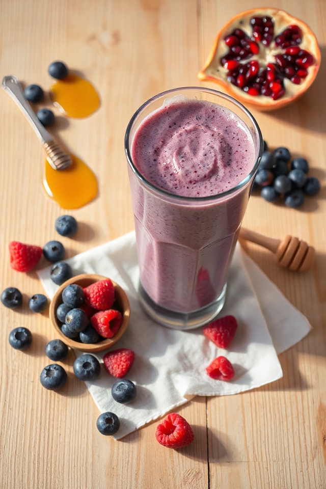 high protein breakfast smoothie