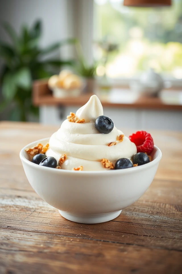 high protein frozen yogurt recipe
