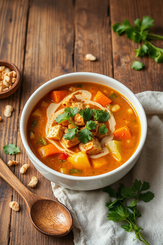 high protein vegetable soup