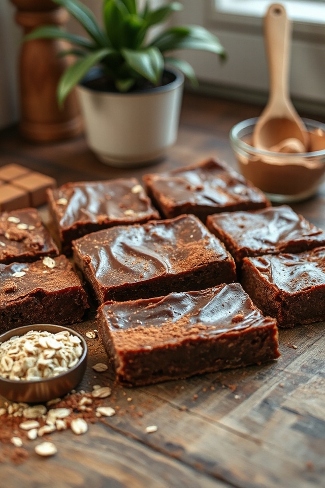 homemade chocolate protein bars