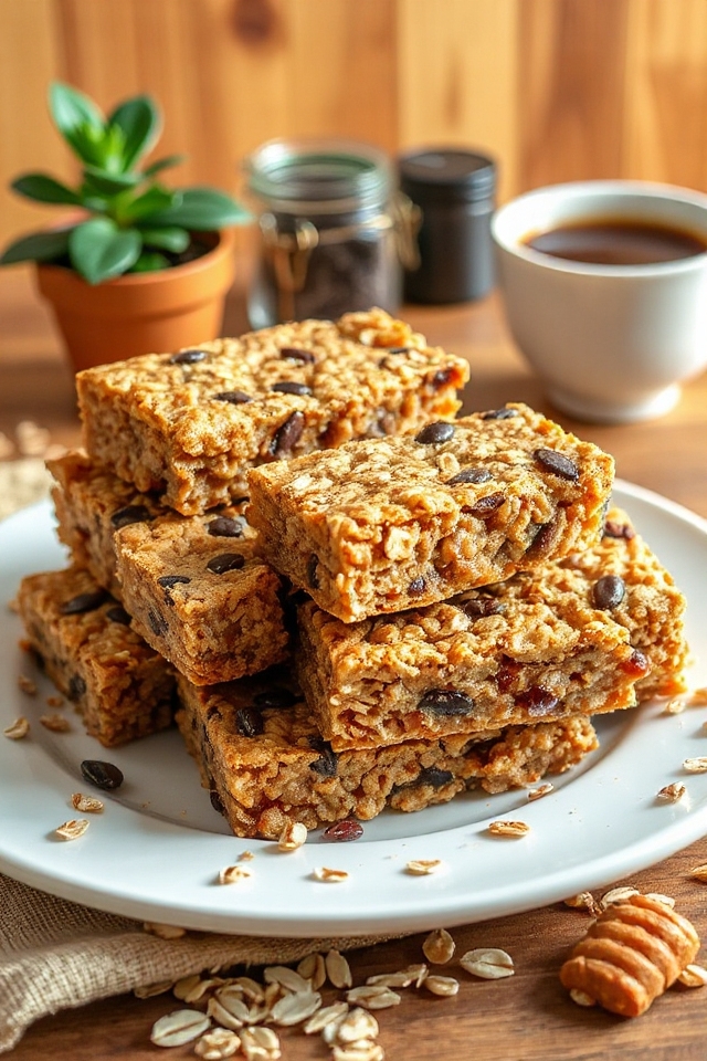 homemade granola protein bars