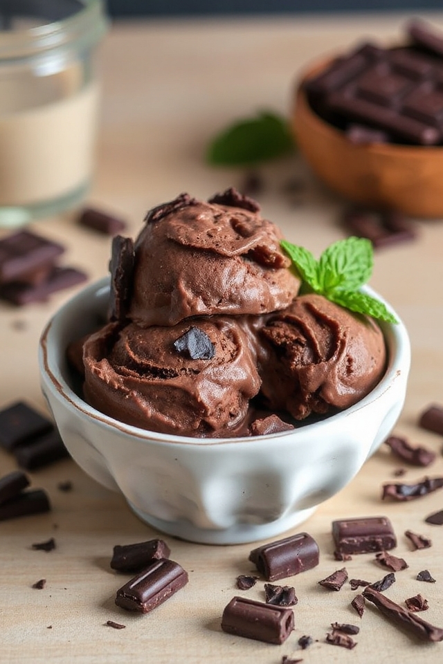 homemade low carb ice cream