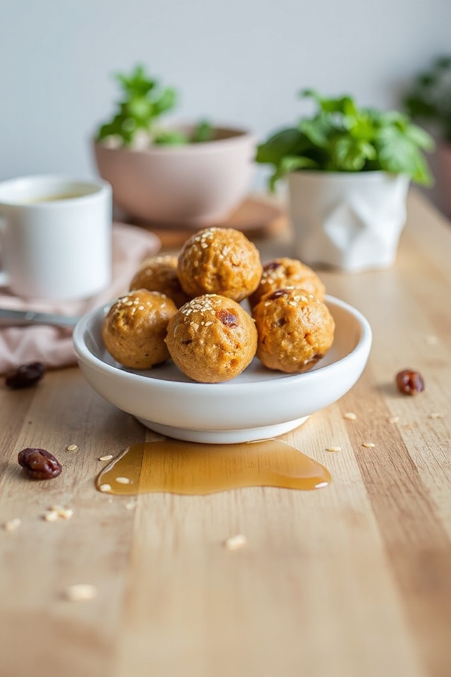 homemade protein snack balls