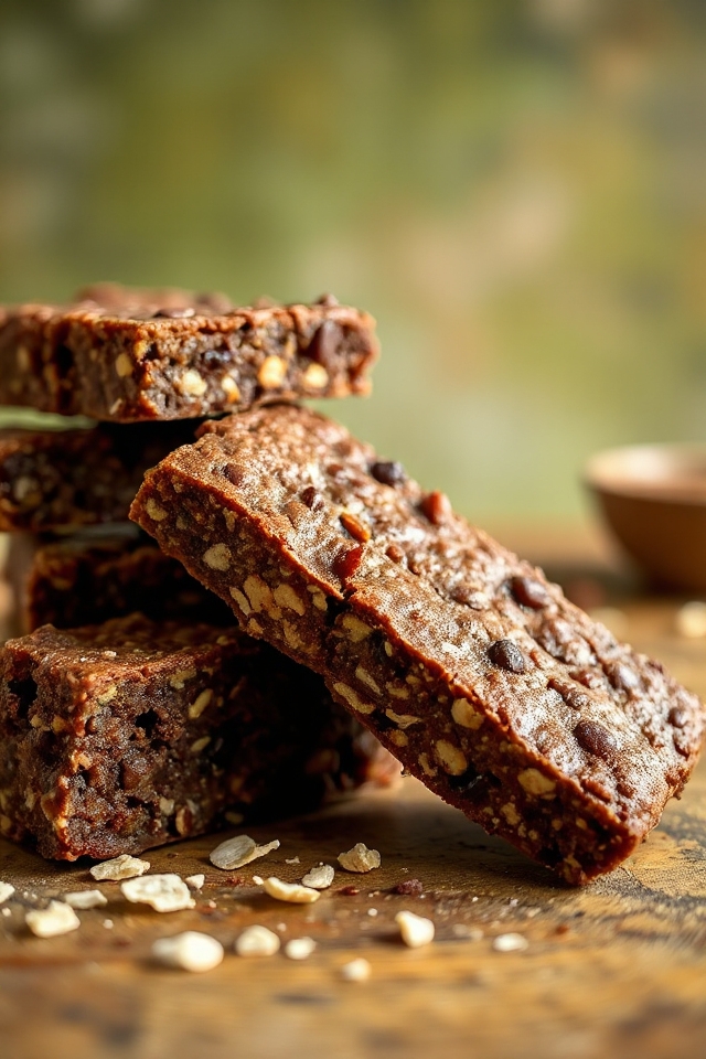 homemade vegan protein bars