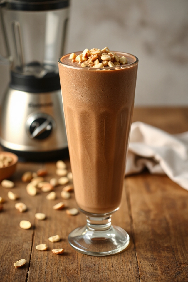 low gi peanut butter shake