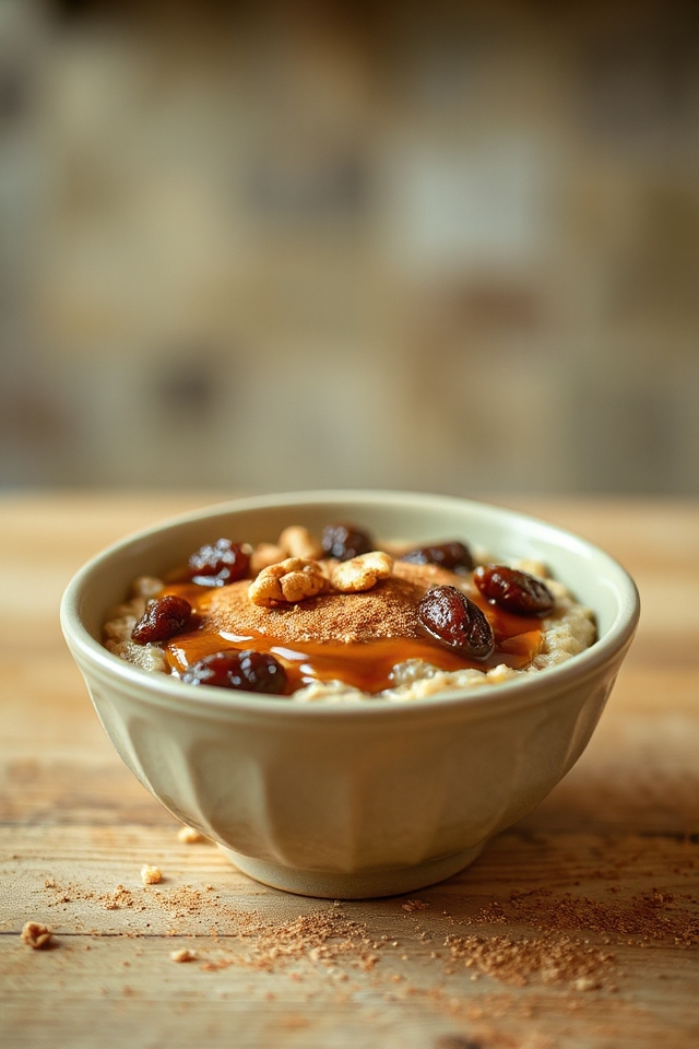 maple cinnamon protein oatmeal