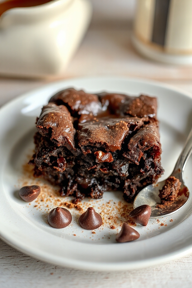 microwave high protein brownie