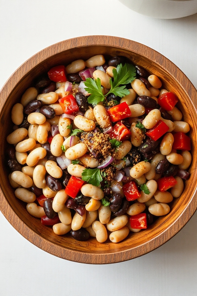 nutritious salad with protein
