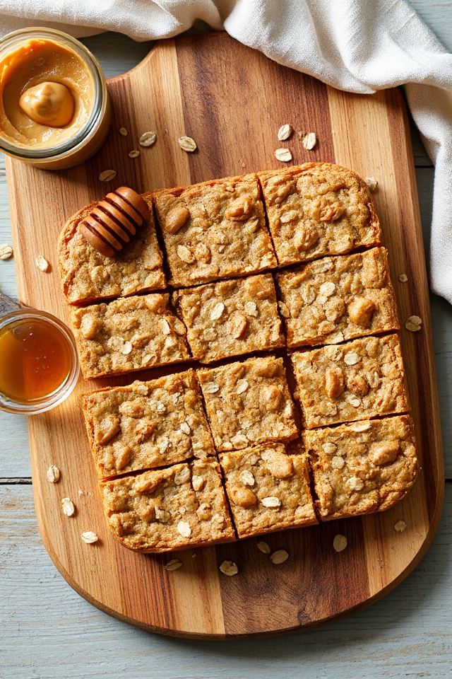 peanut butter protein bars