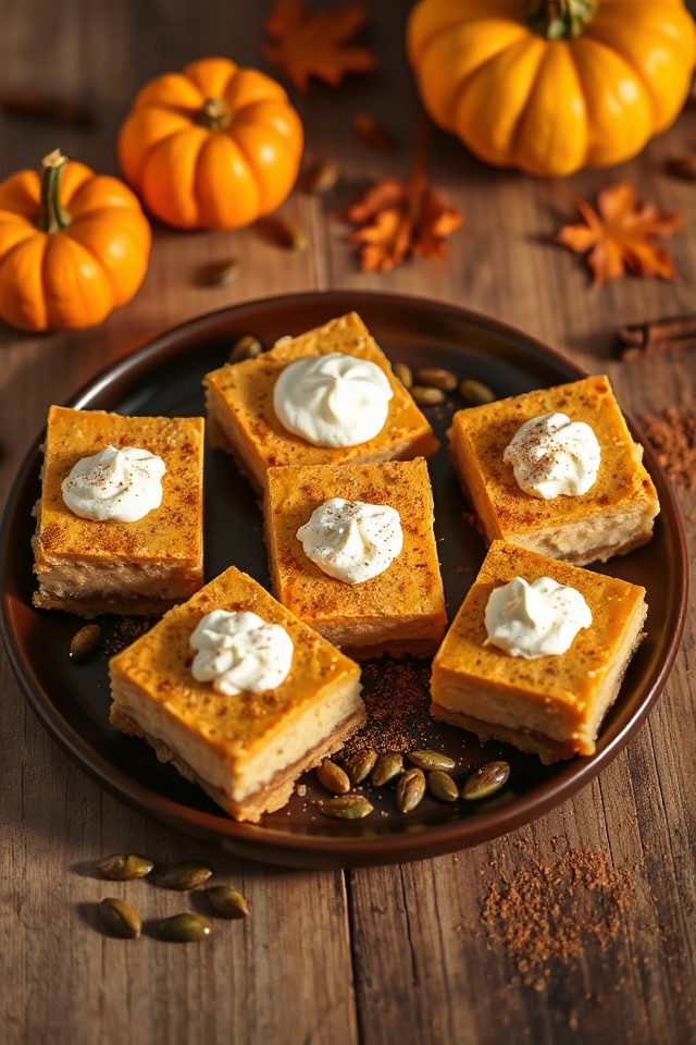 pumpkin cheesecake bars recipe