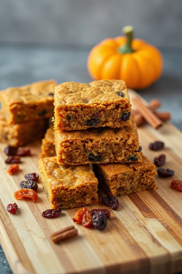 pumpkin protein bars recipe