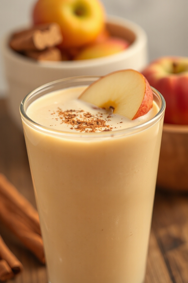 smoothie with apple cinnamon