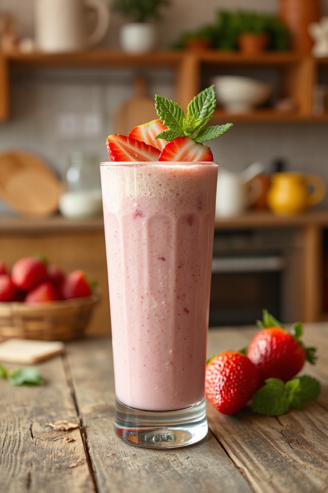strawberry protein shake recipe
