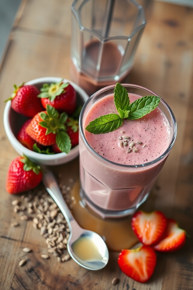 strawberry protein smoothie recipe